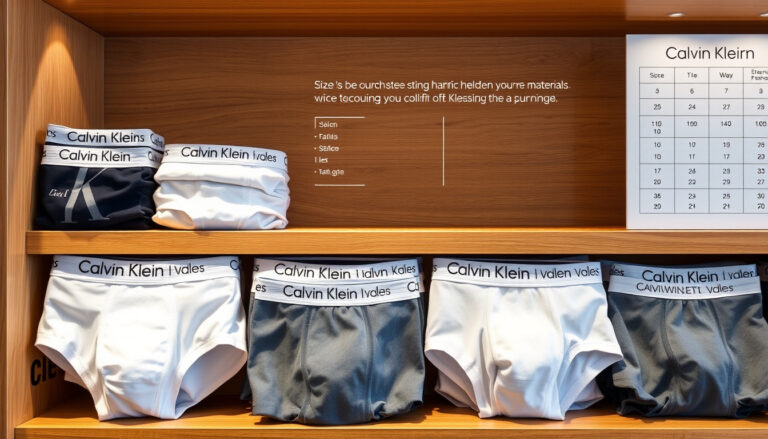 Calvin Klein Underbukser: Guide til størrelser, materialer og køb